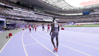 'Kung Fu' Kenny Bednarek Dominates 100m Heat at 2024 Paris Olympics | NBC Sports Highlights