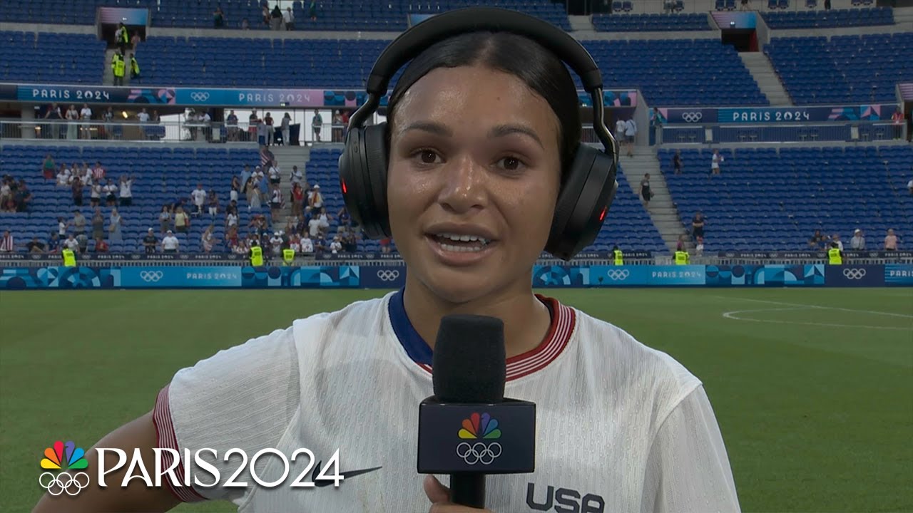 Sophia Smith on Winning Goal: 'I Don't Remember Anything That Just Happened' | Paris Olympics