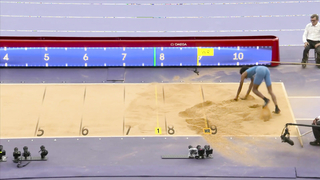 Greece's Miltiadis Tentoglou DEFENDS men's long jump gold medal at Paris Olympics | NBC Sports