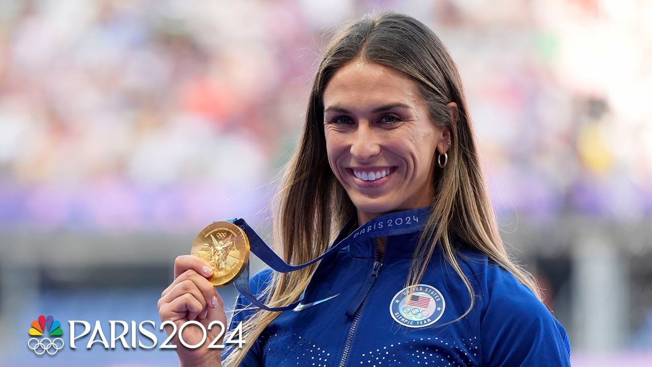 Valarie Allman on repeating as discus gold medalist: 'I keep pinching myself' | Paris Olympics