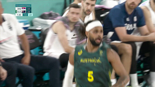 'FIBA Patty Mills' nearly dragged Australia past Serbia | Paris Olympics | NBC Sports