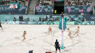 USA's Kelly Cheng, Sara Hughes eliminated in upset loss to Switzerland | Paris Olympics