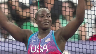 Canada's Rogers, U.S.'s Echikunwoke top medal podium in women’s hammer | Paris Olympics | NBC Sports