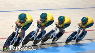 Australia speeds to cycling track team sprint bronze medal | Paris Olympics | NBC Sports
