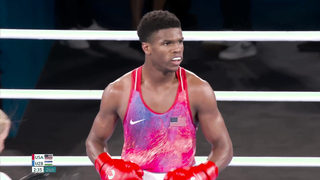 USA's Omari Jones falls to Uzbekistan's Muydinkhujaev, still wins boxing bronze | Paris Olympics