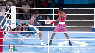 USA's Omari Jones falls to Uzbekistan's Muydinkhujaev, still wins boxing bronze | Paris Olympics