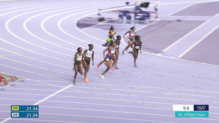 Gabby Thomas brings FORCE AND POWER in 200m gold medal run | Paris Olympics | NBC Sports