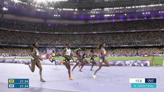 Gabby Thomas brings FORCE AND POWER in 200m gold medal run | Paris Olympics | NBC Sports