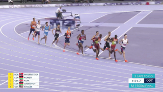 American Cole Hocker pulls off a STUNNER in men's 1500m Olympic final | Paris Olympics | NBC Sports