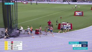 American Cole Hocker pulls off a STUNNER in men's 1500m Olympic final | Paris Olympics | NBC Sports