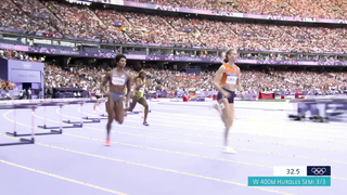 Femke Bol, Team USA's Anna Cockrell lead the way in third women's 400m hurdles semi | Paris Olympics