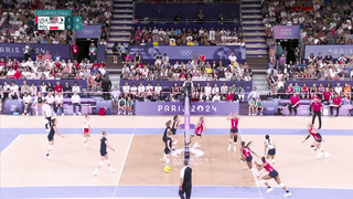 Team USA into fifth consecutive women's volleyball semifinal | Paris Olympics | NBC Sports
