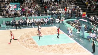 France keeps Canada at arm's length in men's basketball quarterfinal win | Paris Olympics