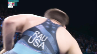 Iran's Saravi outs USA wrestler Joe Rau in R16 Greco-Roman opener | Paris Olympics | NBC Sports