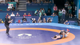 Iran's Saravi outs USA wrestler Joe Rau in R16 Greco-Roman opener | Paris Olympics | NBC Sports