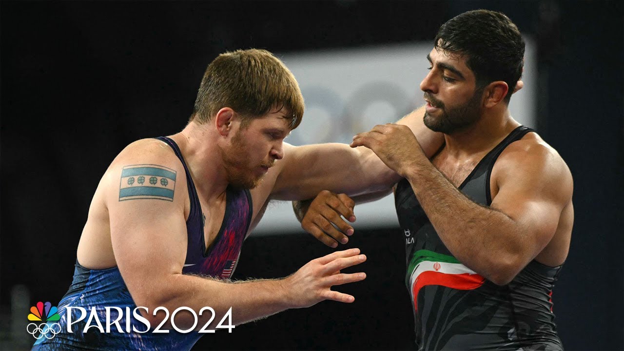 Iran's Saravi outs USA wrestler Joe Rau in R16 Greco-Roman opener | Paris Olympics | NBC Sports