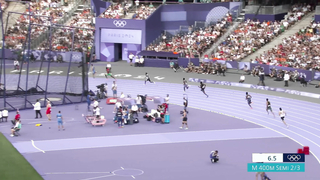 Grenada golden boy Kirani James ekes out semifinal victory in men's 400m | Paris Olympics | NBC