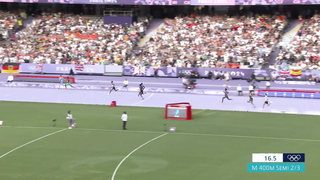 Grenada golden boy Kirani James ekes out semifinal victory in men's 400m | Paris Olympics | NBC