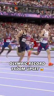 WOW. A STUNNING upset in the men’s 1500m as AMERICAN COLE HOCKER takes gold! #ParisOlympics #colehocker #usatf #teamusa #oregonducks #trackandfield #1500m