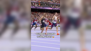 WOW. A STUNNING upset in the men’s 1500m as AMERICAN COLE HOCKER takes gold! #ParisOlympics #colehocker #usatf #teamusa #oregonducks #trackandfield #1500m