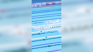 KATIE LEDECKY HER FOURTH 800M FREE GOLD MEDAL IN A ROW.