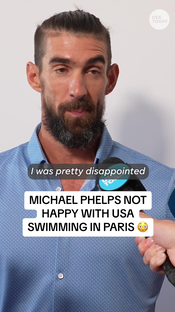 The GOAT Michael Phelps wanted to see more from Team USA #olympics #swimming #gold #paris #katieledecky #calebdressel #finke #paris2024 #summerolympics #goat #hottake #viral