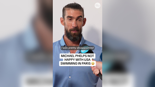 The GOAT Michael Phelps wanted to see more from Team USA #olympics #swimming #gold #paris #katieledecky #calebdressel #finke #paris2024 #summerolympics #goat #hottake #viral