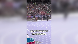 If Gabby Thomas ran 21.86 that easily in the 200m semis...what's she going to drop in the final?! #ParisOlympics #usatf #gabbythomas #trackandfield #teamusa NBC & Peacock