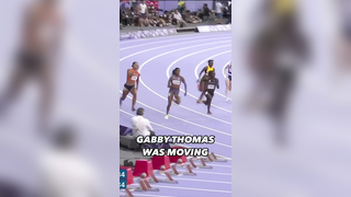 If Gabby Thomas ran 21.86 that easily in the 200m semis...what's she going to drop in the final?! #ParisOlympics #usatf #gabbythomas #trackandfield #teamusa NBC & Peacock