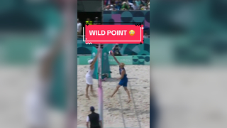 Spain’s Adrian Gavira was HUSTLING on this point! #ParisOlympics #olympics #beachvolleyball NBC and Peacock