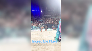 Kelly Cheng and Sara Hughes defense in beach volleyball is a SIGHT TO SEE! #ParisOlympics