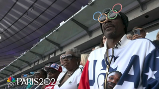 Snoop Dogg Analyzes Artistic Swimming Routines Set to His Own Music | Paris Olympics