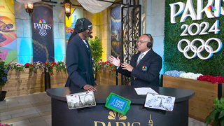 Snoop Dogg Analyzes Artistic Swimming Routines Set to His Own Music | Paris Olympics