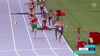 Kenneth Rooks Comes Close but Falls Just Short of Steeplechase Gold to Soufiane El Bakkali | Paris Olympics