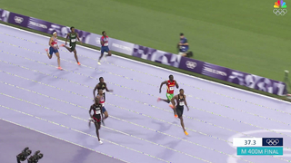 Quincy Hall Pulls Ahead with a Stunning Comeback to Win Men's 400m | Paris Olympics