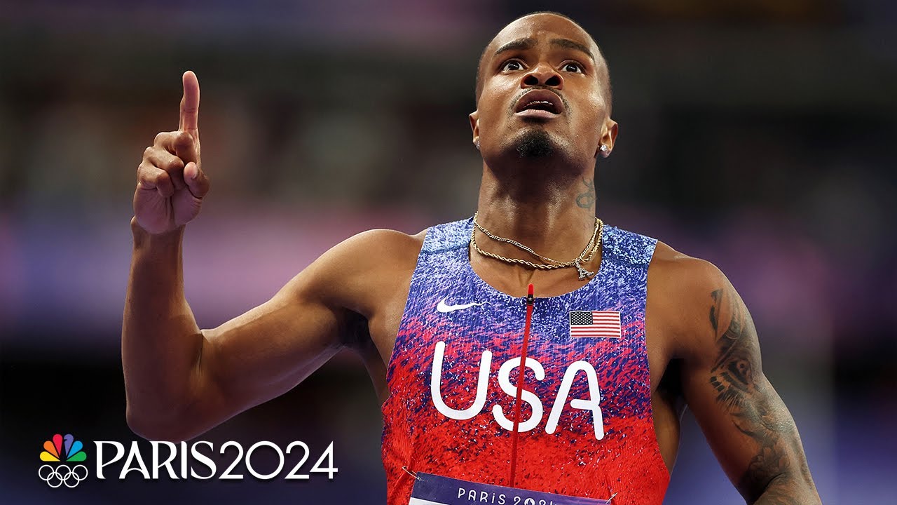 Quincy Hall Pulls Ahead with a Stunning Comeback to Win Men's 400m | Paris Olympics