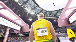 Jamaica's Roje Stona SHOCKS THE WORLD in winning men's discus gold at Paris Olympics | NBC Sports