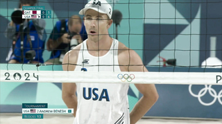 Qatar overpowers United States to reach beach volleyball semifinals | Paris Olympics | NBC Sports