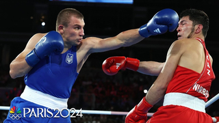 Oleksandr Khyzhniak beats Nurbek Oralbay, wins 80kg boxing gold for Ukraine | Paris Olympics