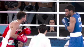 Erislandy Alvarez Borges beats Sofiane Oumiha in men's 63.5kg gold medal bout | Paris Olympics
