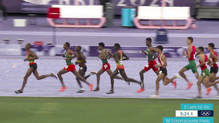 Soufiane El Bakkali wins gold, U.S.'s Kenneth Rooks silver in steeplechase final | Paris Olympics