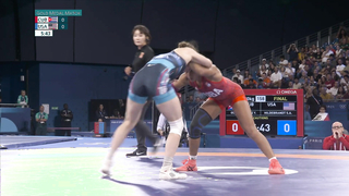 Sarah Hildebrandt wrangles another wrestling gold for Team USA | Paris Olympics | NBC Sports
