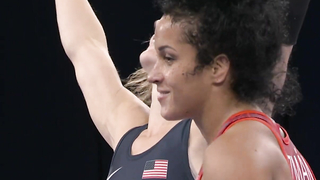 Sarah Hildebrandt wrangles another wrestling gold for Team USA | Paris Olympics | NBC Sports
