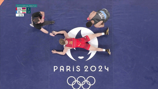 Iran's Mohammadhadi Saravi takes down Armenia's Aleksanyan for 97kg Greco-Roman gold | NBC Sports