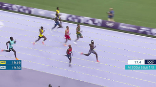 Kenny Bednarek sprints into men's 200m final with easy semifinal victory | Paris Olympics