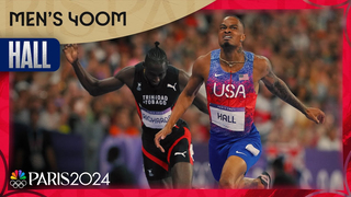 Quincy Hall DIGS DEEP in comeback win to take 400m gold medal | Paris Olympics | NBC Sports