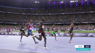 Quincy Hall DIGS DEEP in comeback win to take 400m gold medal | Paris Olympics | NBC Sports