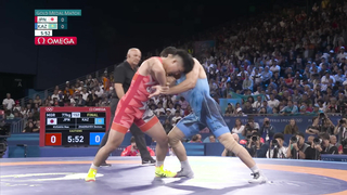 Japan's Kusaka Nao brings home gold in men's Greco-Roman 77kg class | Paris Olympics | NBC Sports