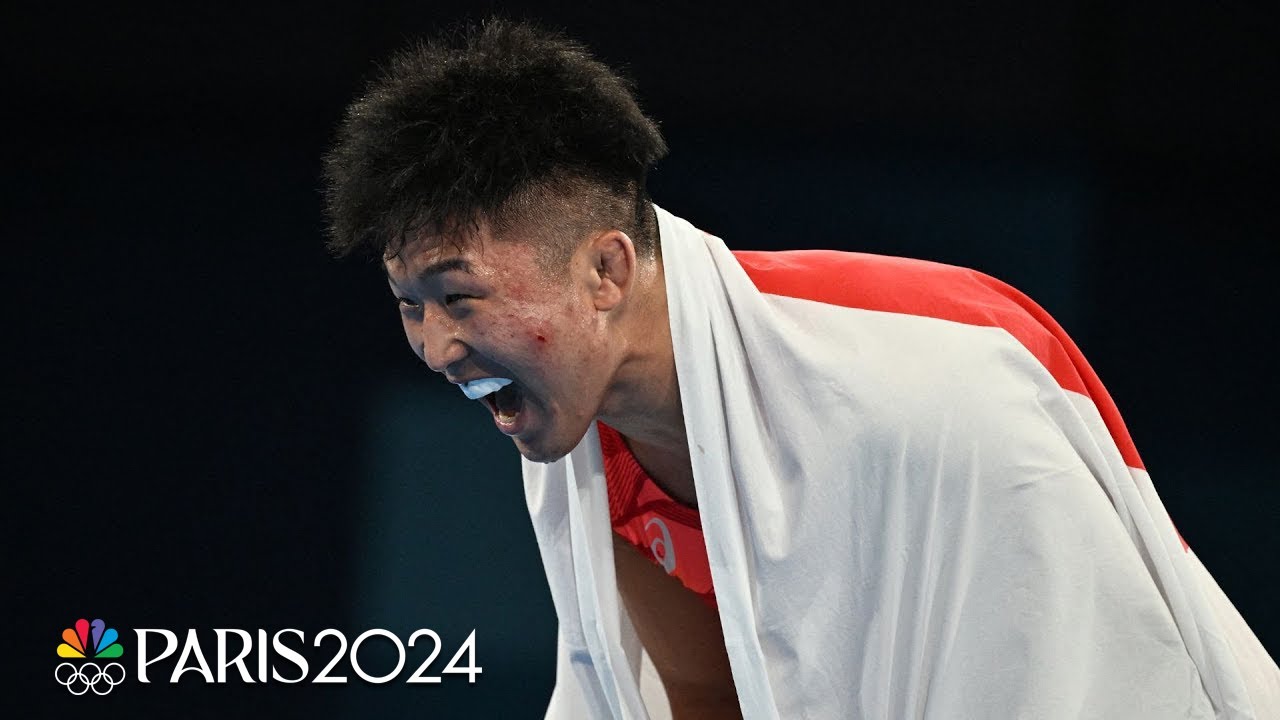 Japan's Kusaka Nao brings home gold in men's Greco-Roman 77kg class | Paris Olympics | NBC Sports