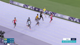 Noah Lyles coasts into 200m final after strong semifinal run | Paris Olympics | NBC Sports